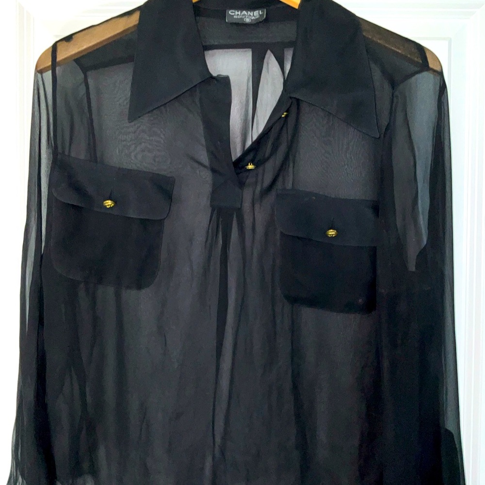 Ladies Silk Chanel Blouse